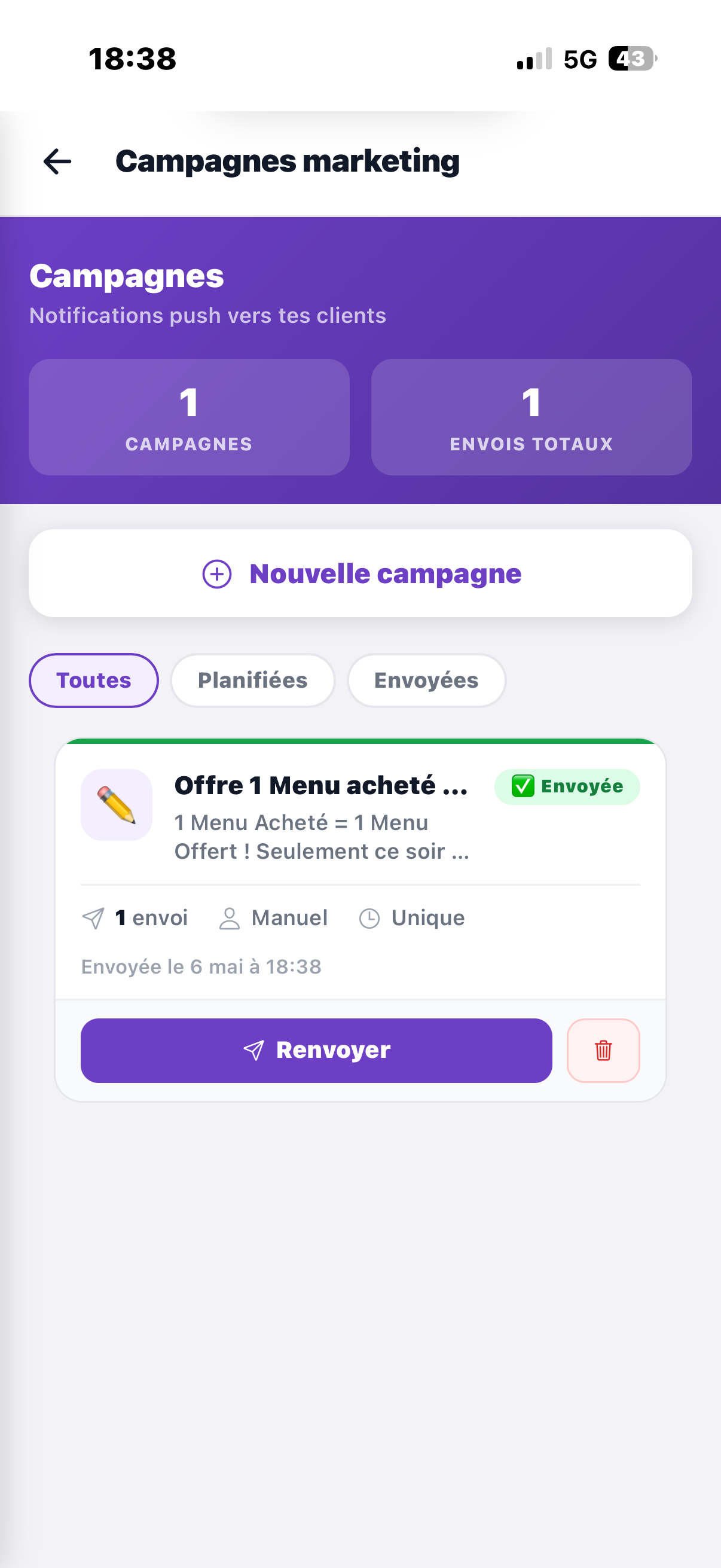 Campagnes push