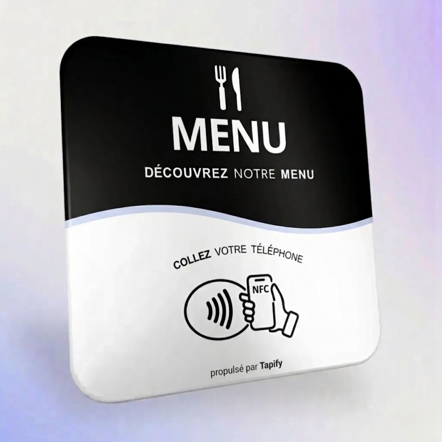 Plaque Menu Digital