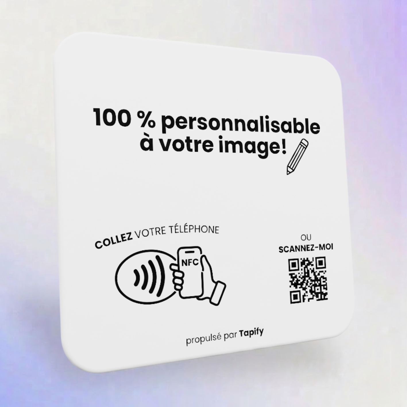 Plaque NFC Personnalisée
